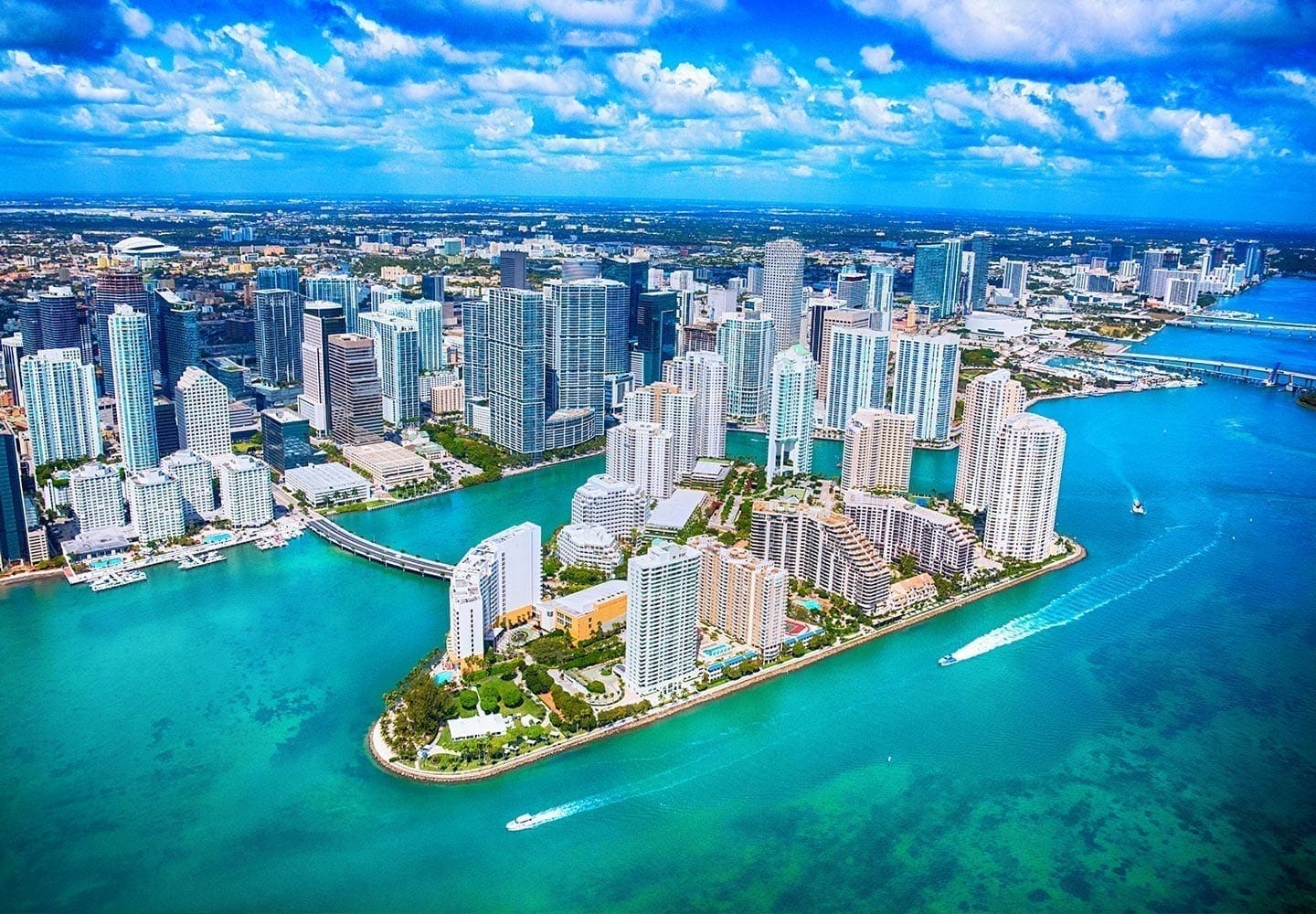 Miami waterfront, Florida
