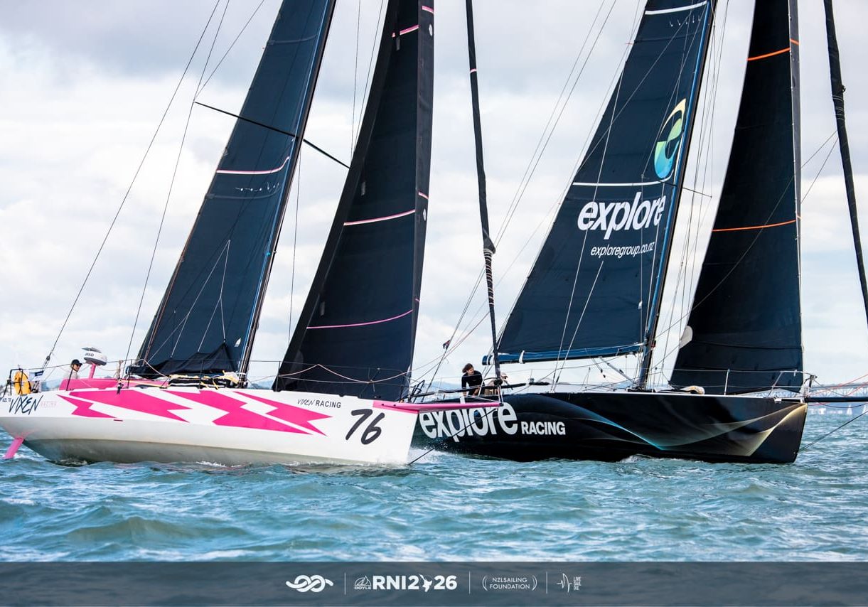 2026 Doyle Sails Round North Island Race. Leg 1 Start. Saturday 28th February. Photo: Suellen Hurling / Live Sail Die