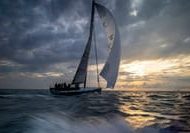 Above: Caro in offshore racing mode. A notable feature of this boat is that it has two very distinct modes for inshore and offshore use.